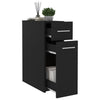 Apotekskap svart 20x45,5x60 cm konstruert tre