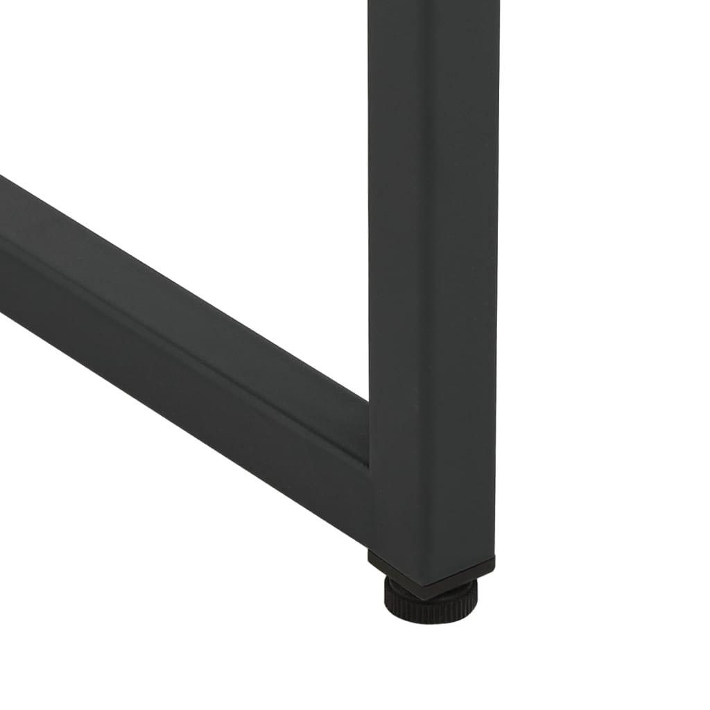 Skjenk svart 105x35x75 cm stål