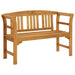 Hagebenk 114 cm heltre akasie
