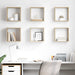 Vegghyller kubeformet 6 stk sonoma eik 30x15x30 cm