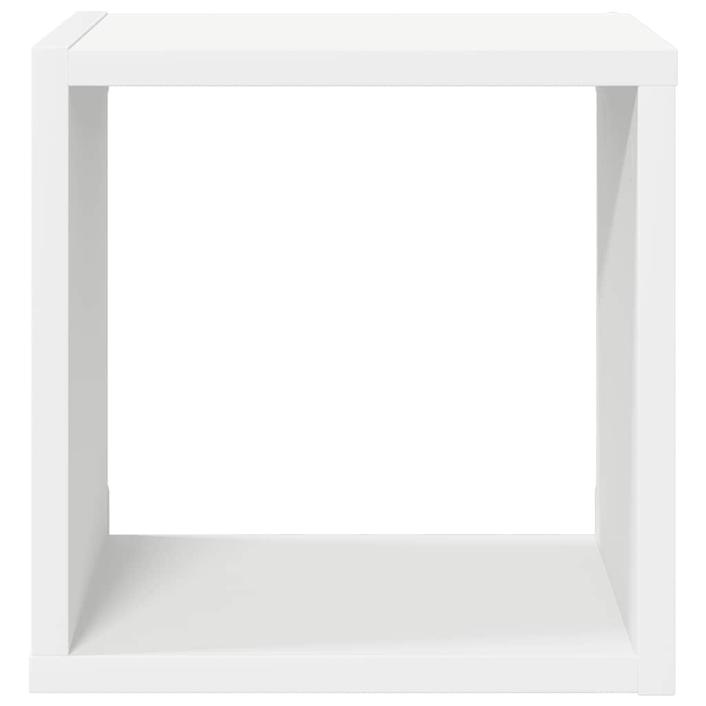 Vegghyller kubeformet 4 stk hvit 26x15x26 cm