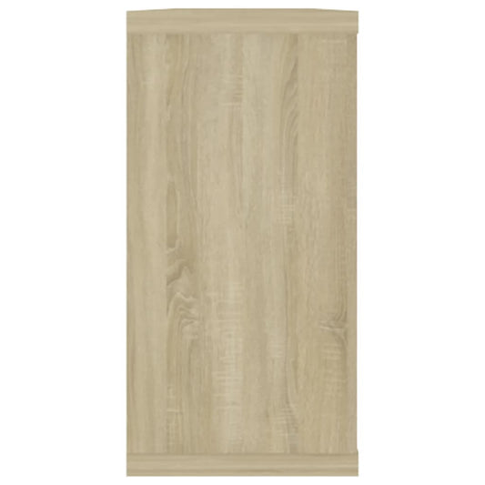 Vegghyller kube 4 stk sonoma eik 100x15x30 cm konstruert tre