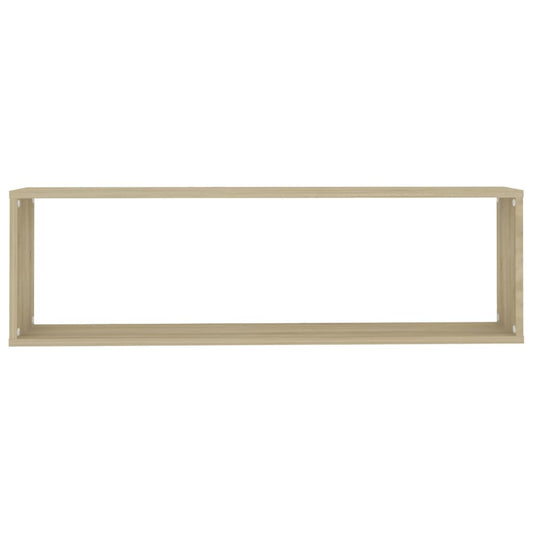 Vegghyller kube 4 stk sonoma eik 100x15x30 cm konstruert tre
