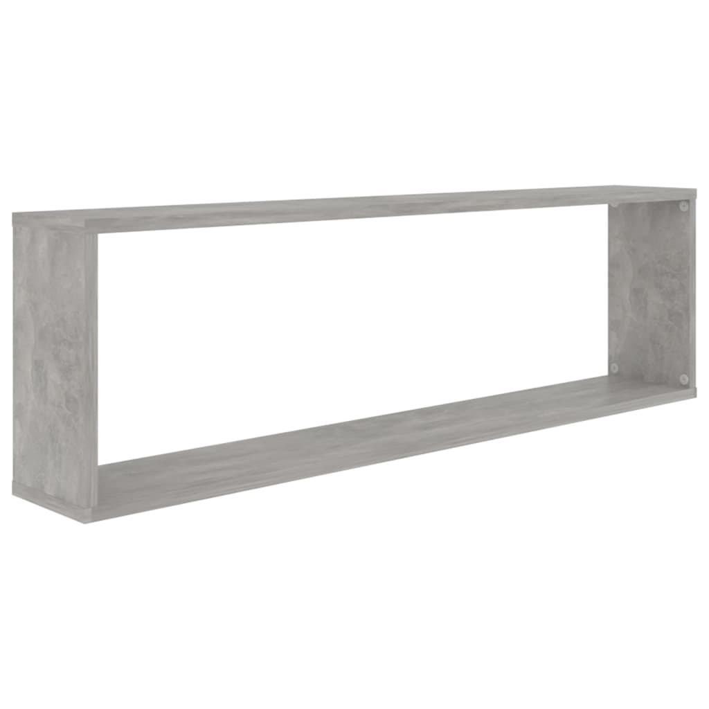 Vegghyller kube 4 stk betonggrå 100x15x30 cm konstruert tre