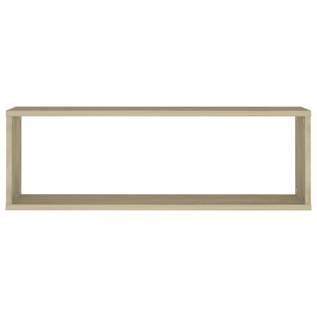 Vegghyller kube 2 stk sonoma eik 80x15x26,5 cm konstruert tre