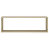 Vegghyller kube 2 stk sonoma eik 80x15x26,5 cm konstruert tre