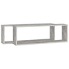Vegghyller kube 2 stk betonggrå 80x15x26,5 cm konstruert tre