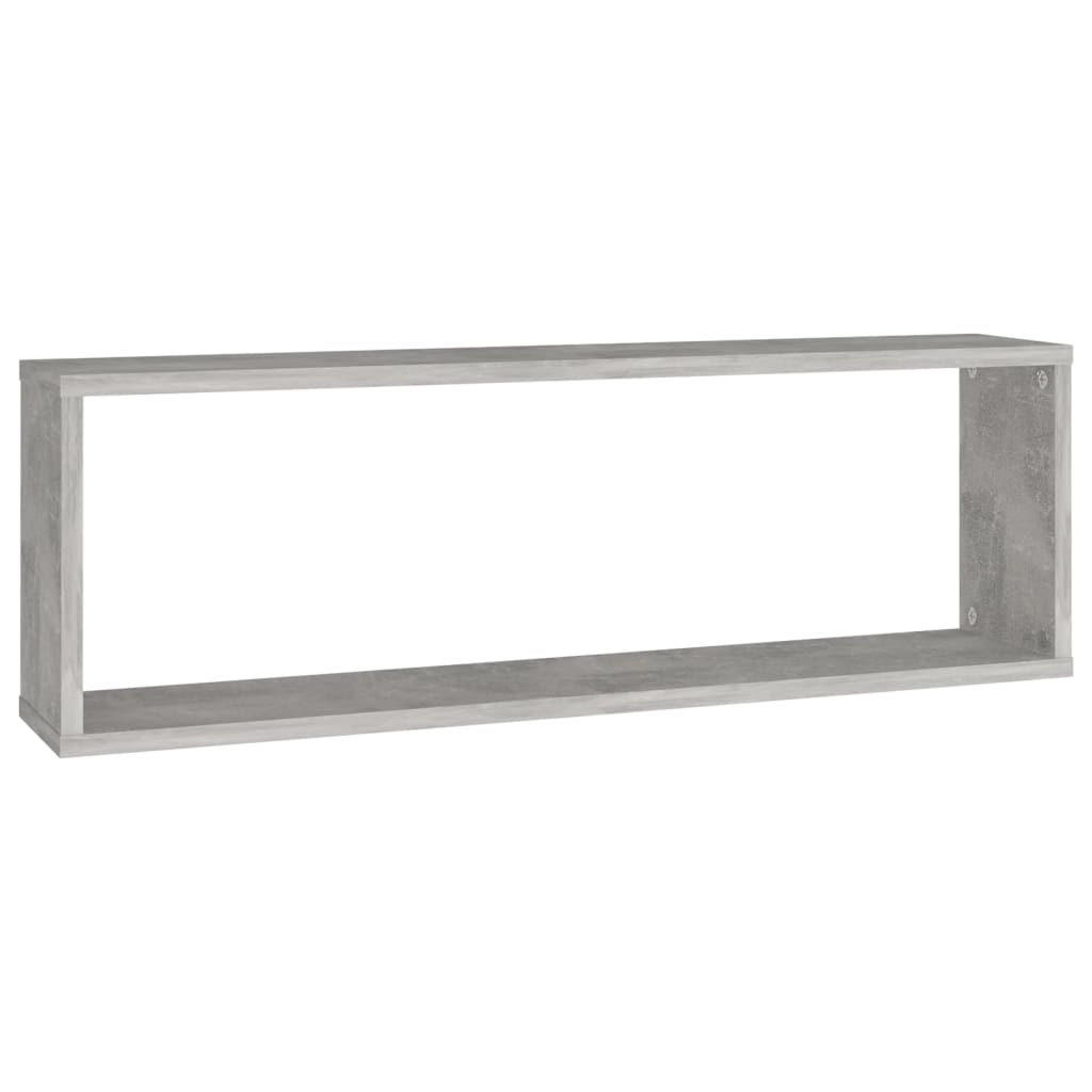 Vegghyller kube 2 stk betonggrå 80x15x26,5 cm konstruert tre