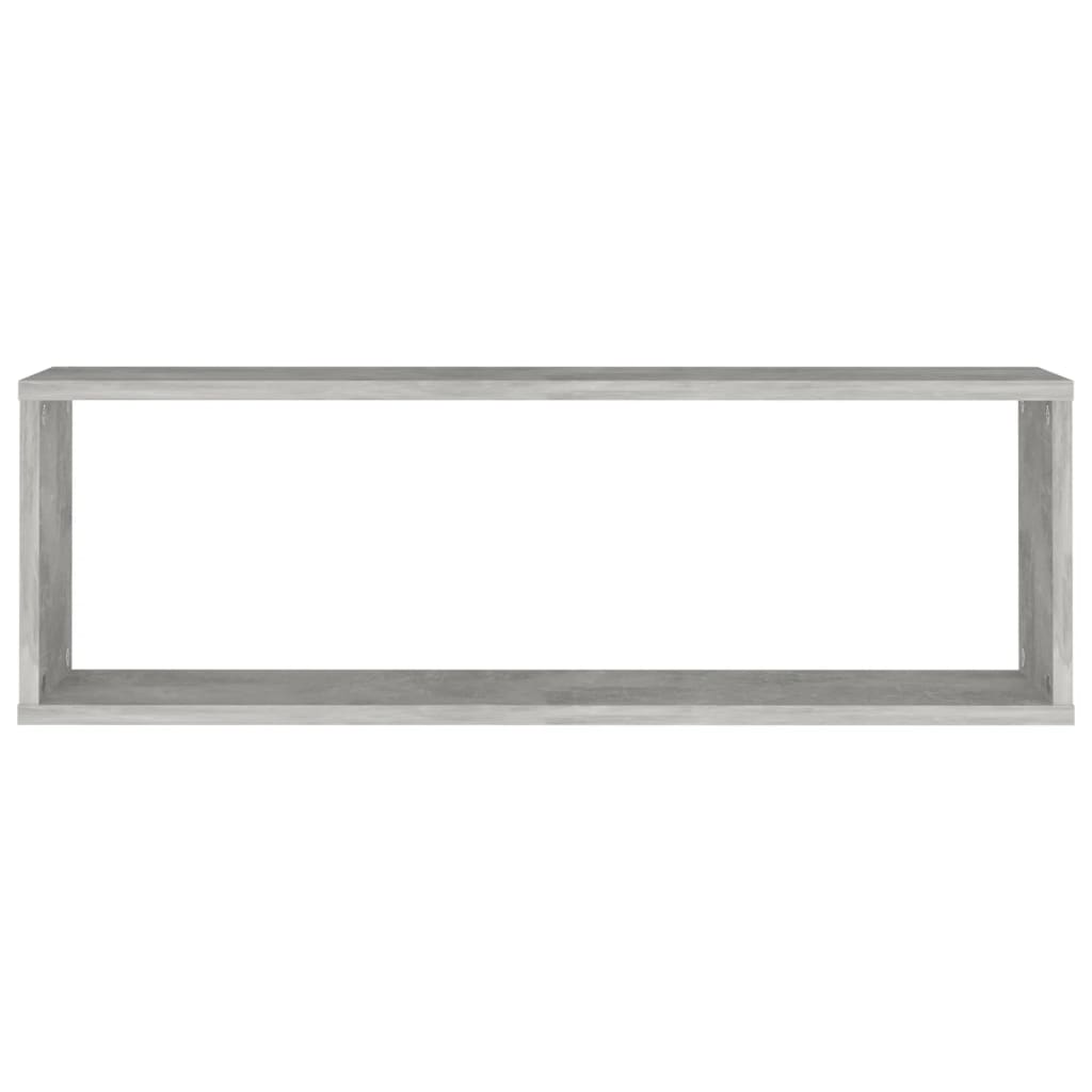 Vegghyller kube 2 stk betonggrå 80x15x26,5 cm konstruert tre