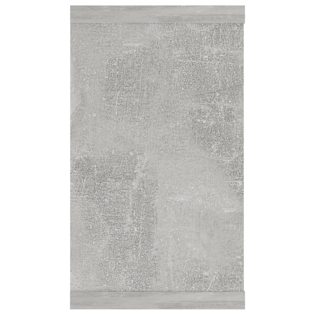 Vegghyller kube 2 stk betonggrå 80x15x26,5 cm konstruert tre
