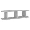 Vegghyller 2 stk betonggrå 75x18x20 cm konstruert tre