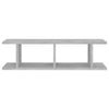 Vegghyller 2 stk betonggrå 75x18x20 cm konstruert tre