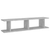 Vegghyller 2 stk betonggrå 90x18x20 cm konstruert tre