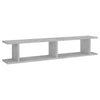 Vegghyller 2 stk betonggrå 105x18x20 cm konstruert tre