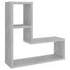 Vegghyller 2 stk betonggrå 50x15x50 cm konstruert tre