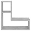 Vegghyller 2 stk betonggrå 50x15x50 cm konstruert tre