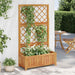 Høybed med espalier 85x38x150 cm heltre akasie