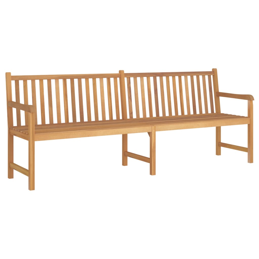 Hagebenk 228 cm heltre teak vidaXL