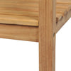 Hagebenk 228 cm heltre teak
