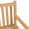 Hagebenk 228 cm heltre teak