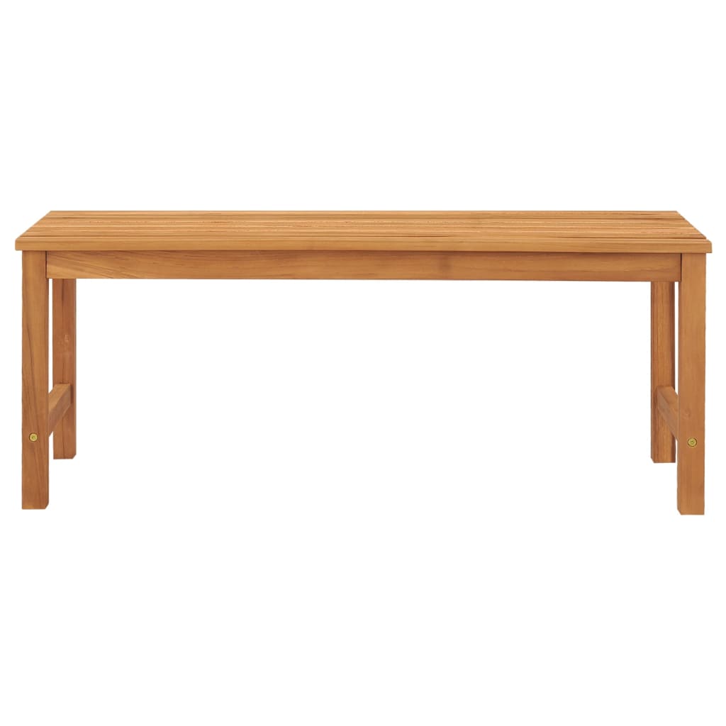 Hagebenk 114 cm heltre teak