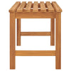 Hagebenk 114 cm heltre teak