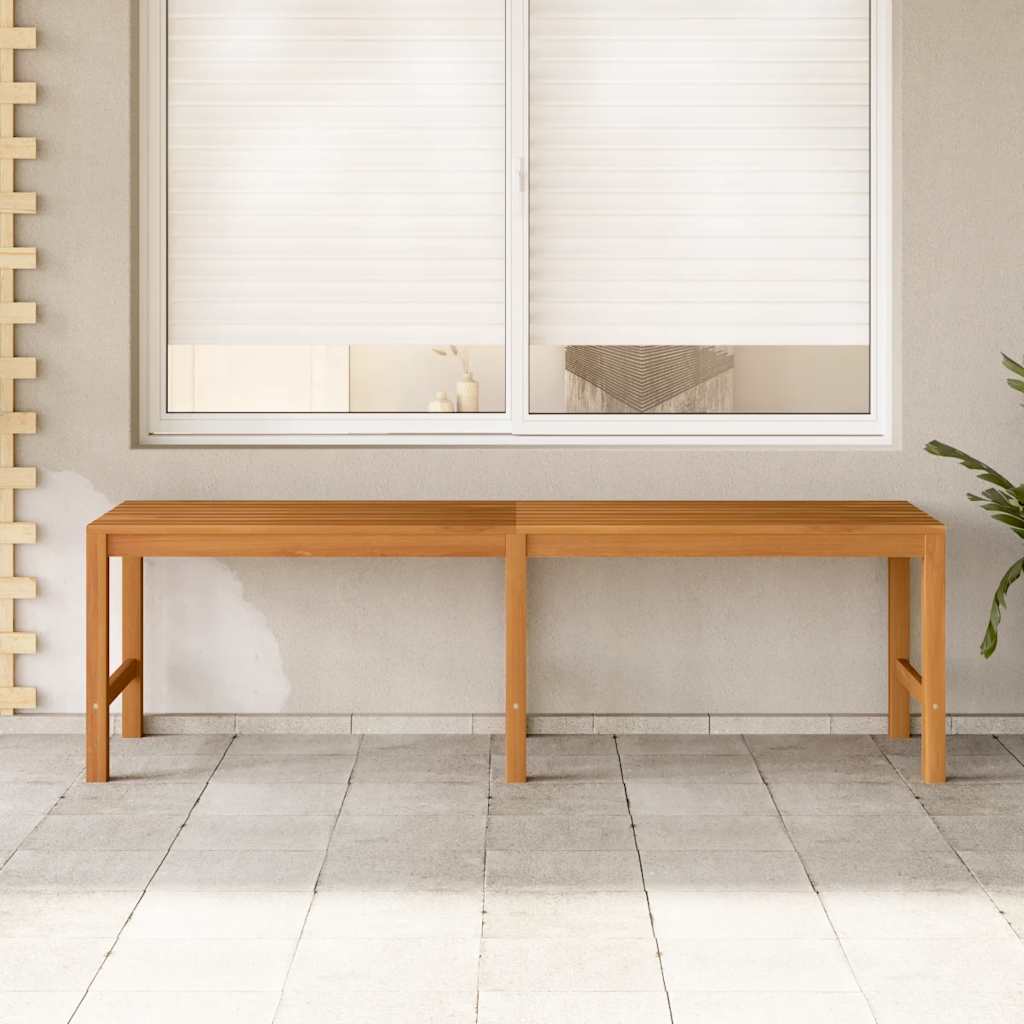 Hagebenk 150 cm heltre teak vidaXL