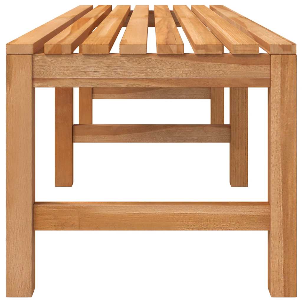 Hagebenk 150 cm heltre teak vidaXL