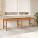 Hagebenk 150 cm heltre teak vidaXL