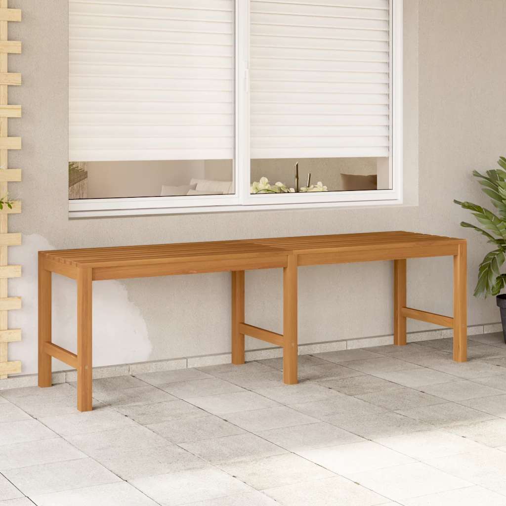 Hagebenk 150 cm heltre teak vidaXL