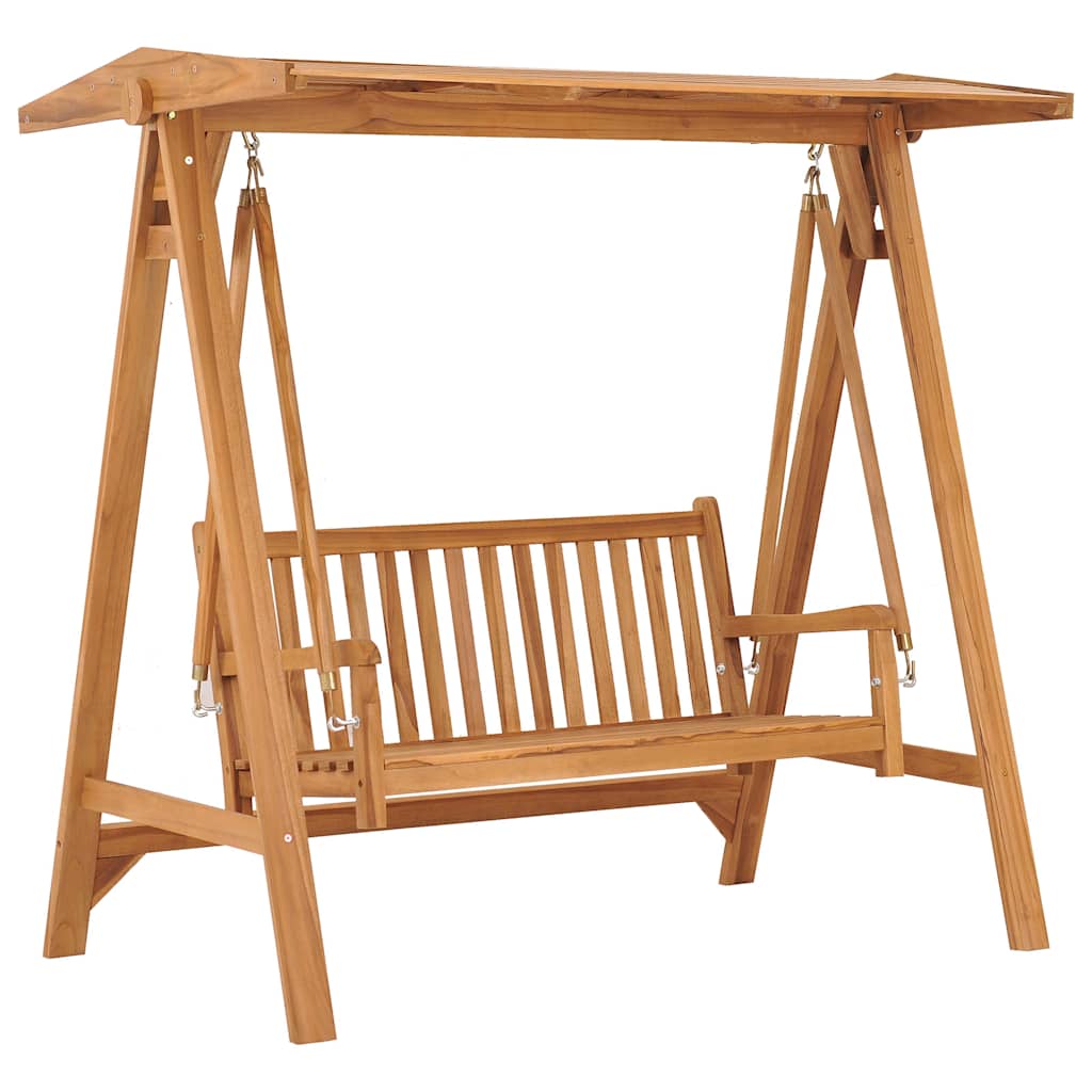 Huskebenk 174 cm heltre teak