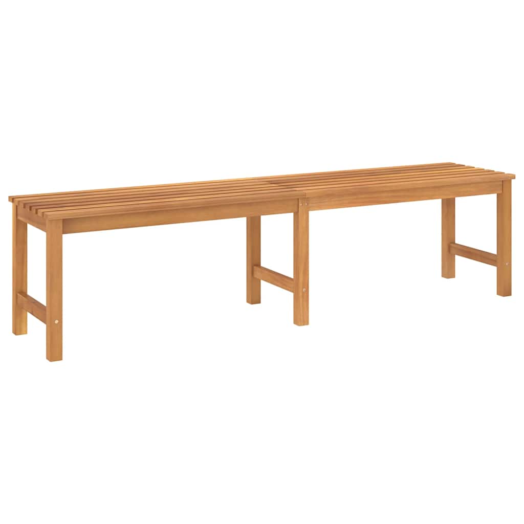 Hagebenk 180 cm heltre teak vidaXL
