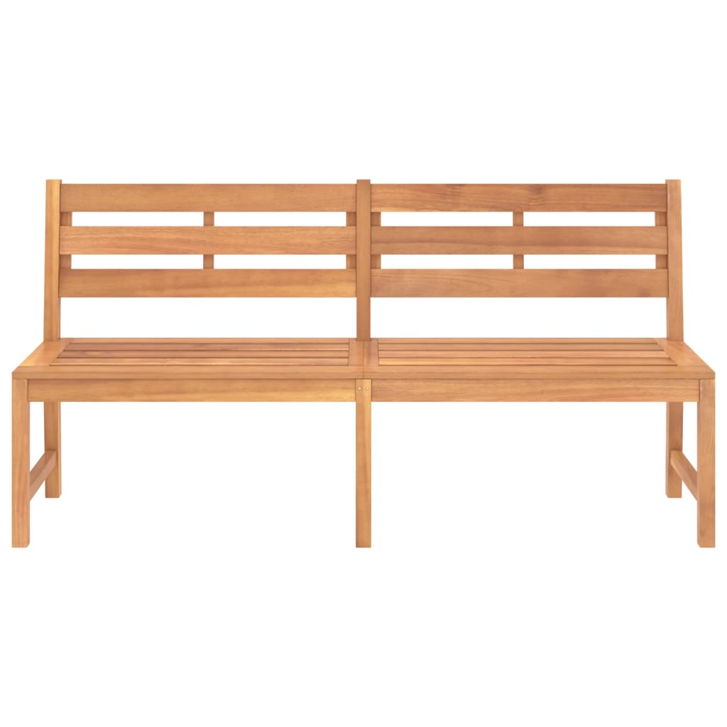 Hagebenk 180 cm heltre teak vidaXL