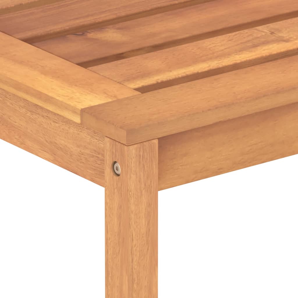 Hagebenk 180 cm heltre teak vidaXL