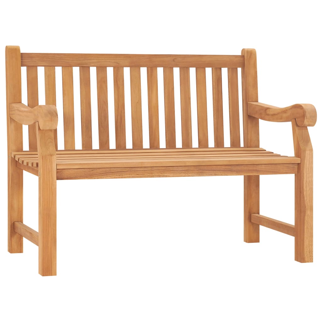 Hagebenk 114 cm heltre teak