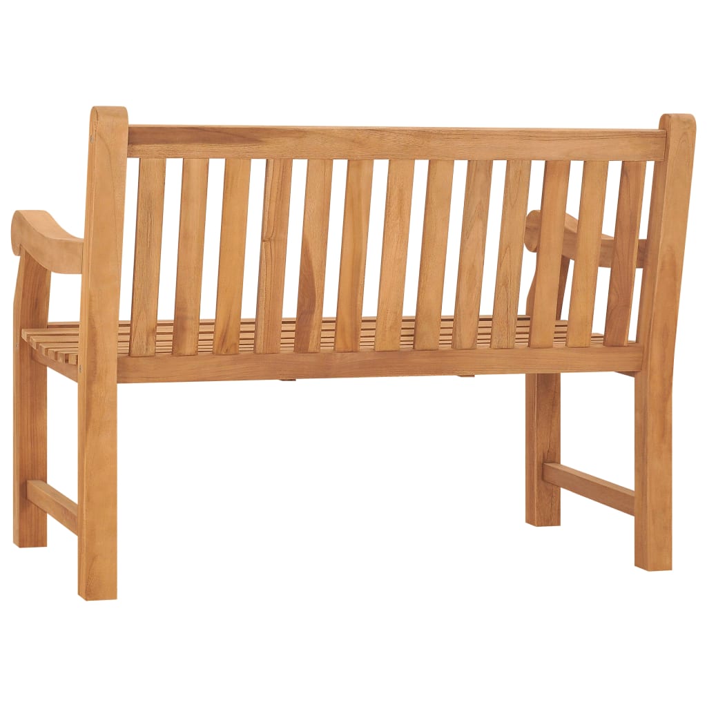 Hagebenk 114 cm heltre teak