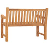 Hagebenk 114 cm heltre teak