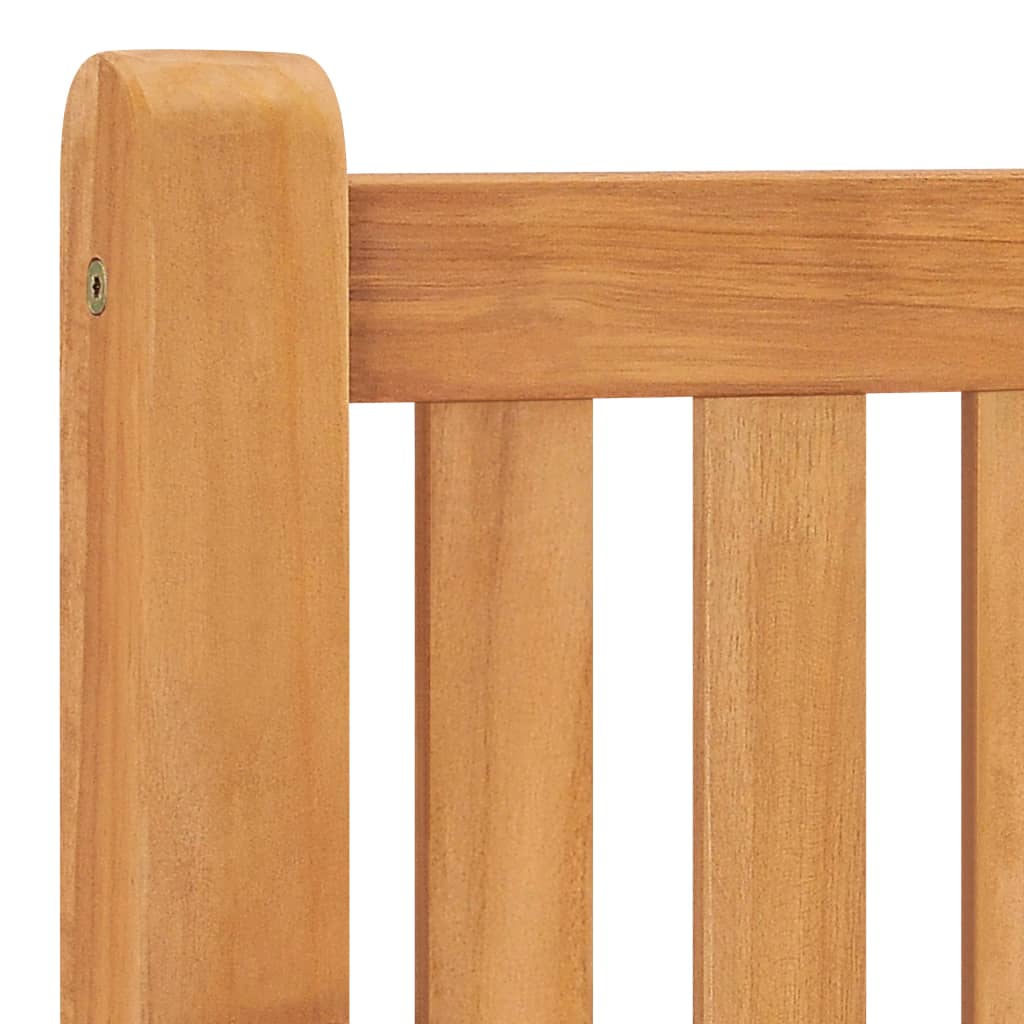 Hagebenk 114 cm heltre teak