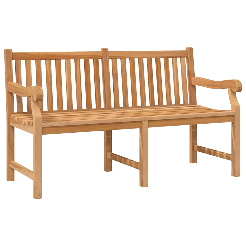 Hagebenk 150 cm heltre teak vidaXL