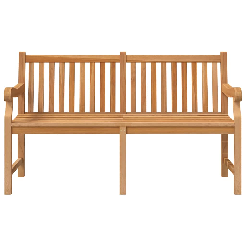 Hagebenk 150 cm heltre teak vidaXL