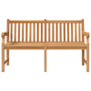 Hagebenk 150 cm heltre teak
