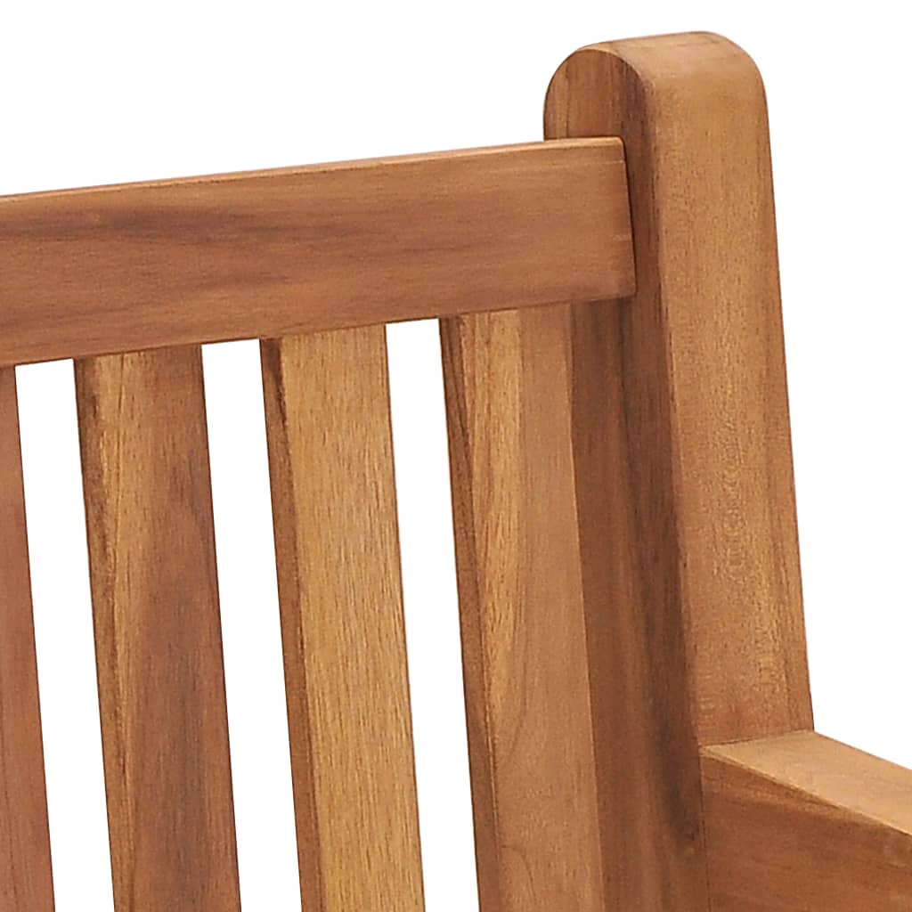 Hagebenk 228 cm heltre teak vidaXL