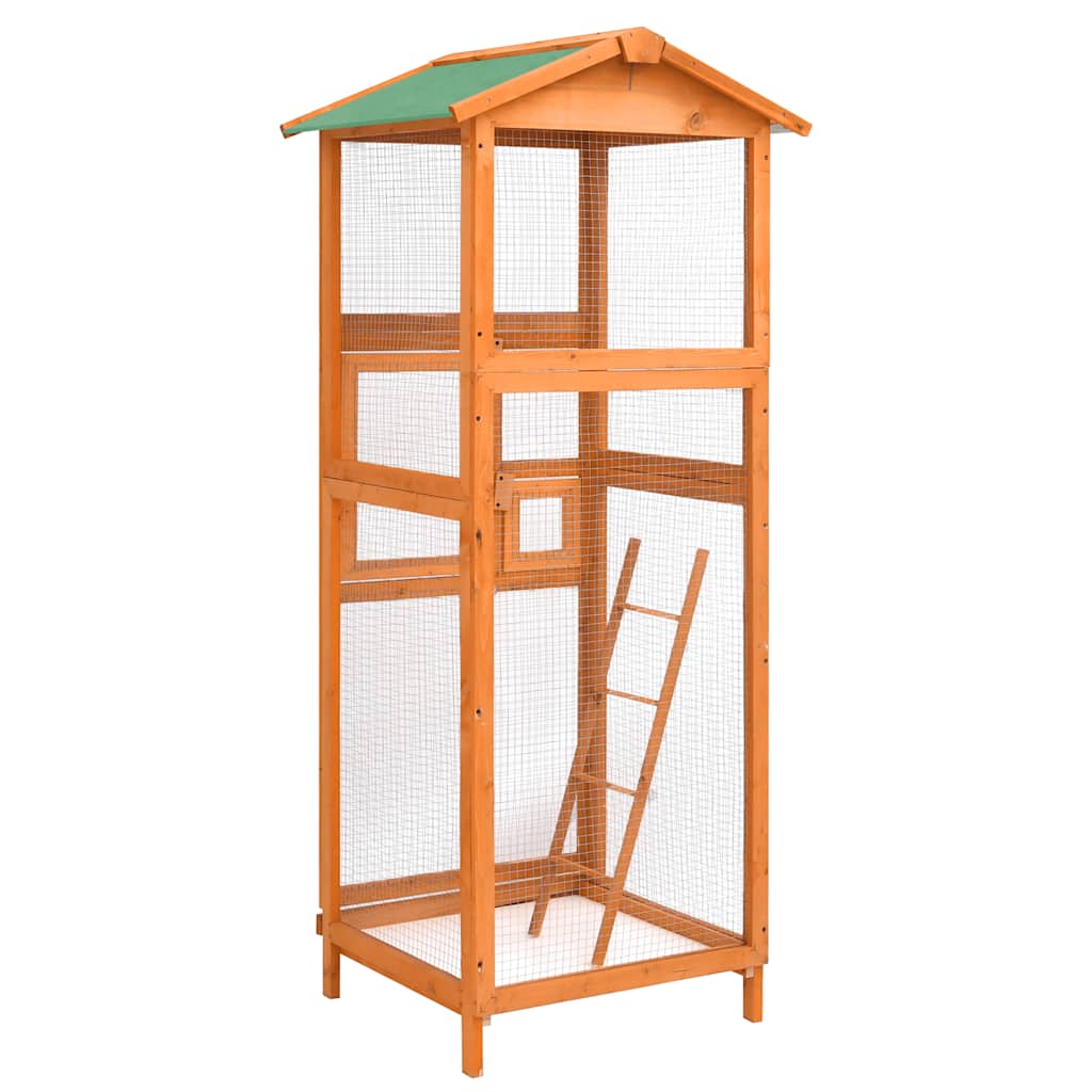 Fuglebur 68x62x166 cm heltre gran vidaXL