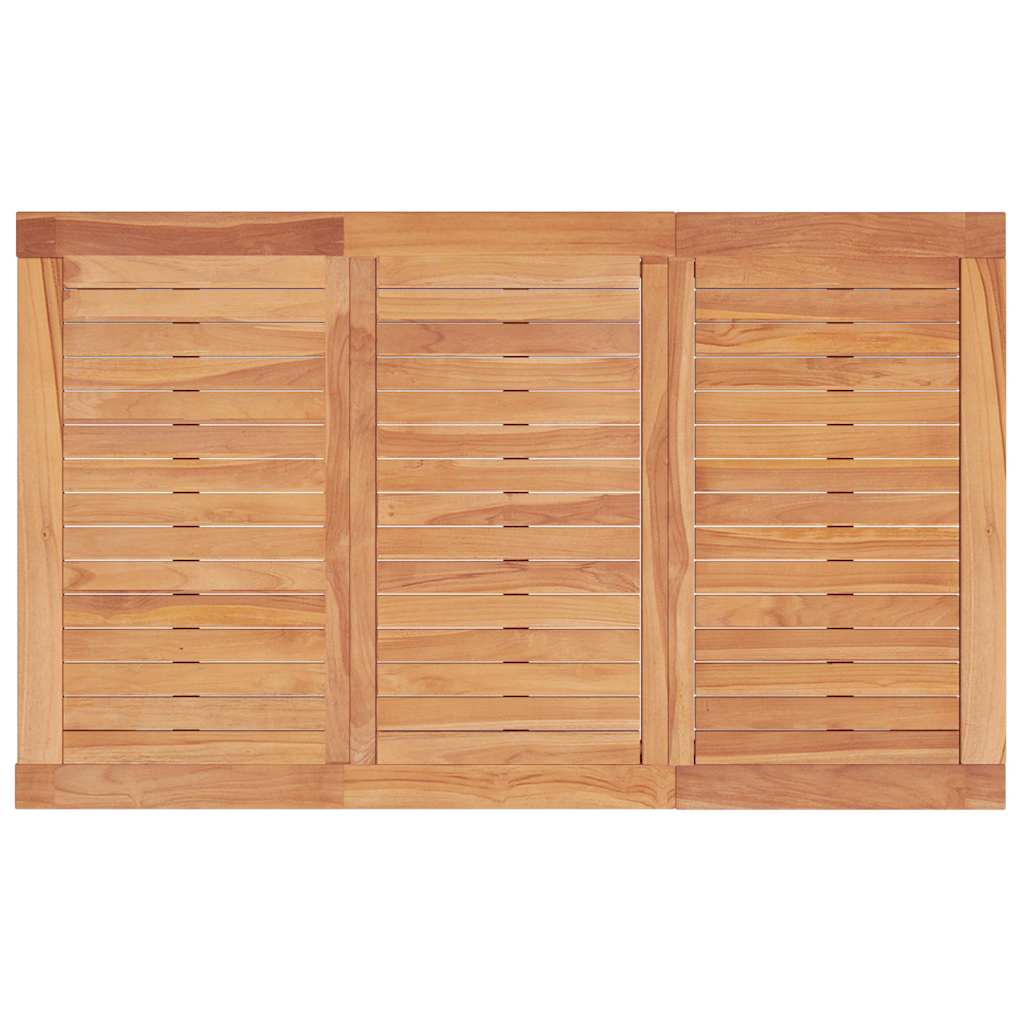 Utendørs spisebord 150x90x75 cm heltre teak