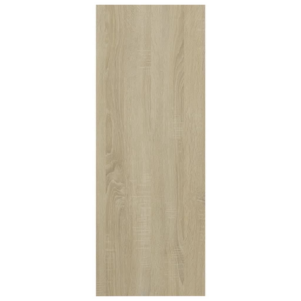 Konsollbord sonoma eik 78x30x80 cm konstruert tre