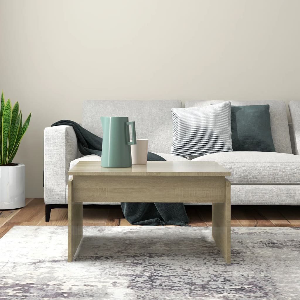 Salongbord sonoma eik 68x50x38 cm konstruert tre vidaXL