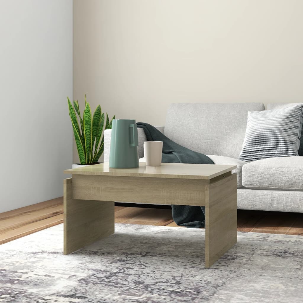 Salongbord sonoma eik 68x50x38 cm konstruert tre vidaXL