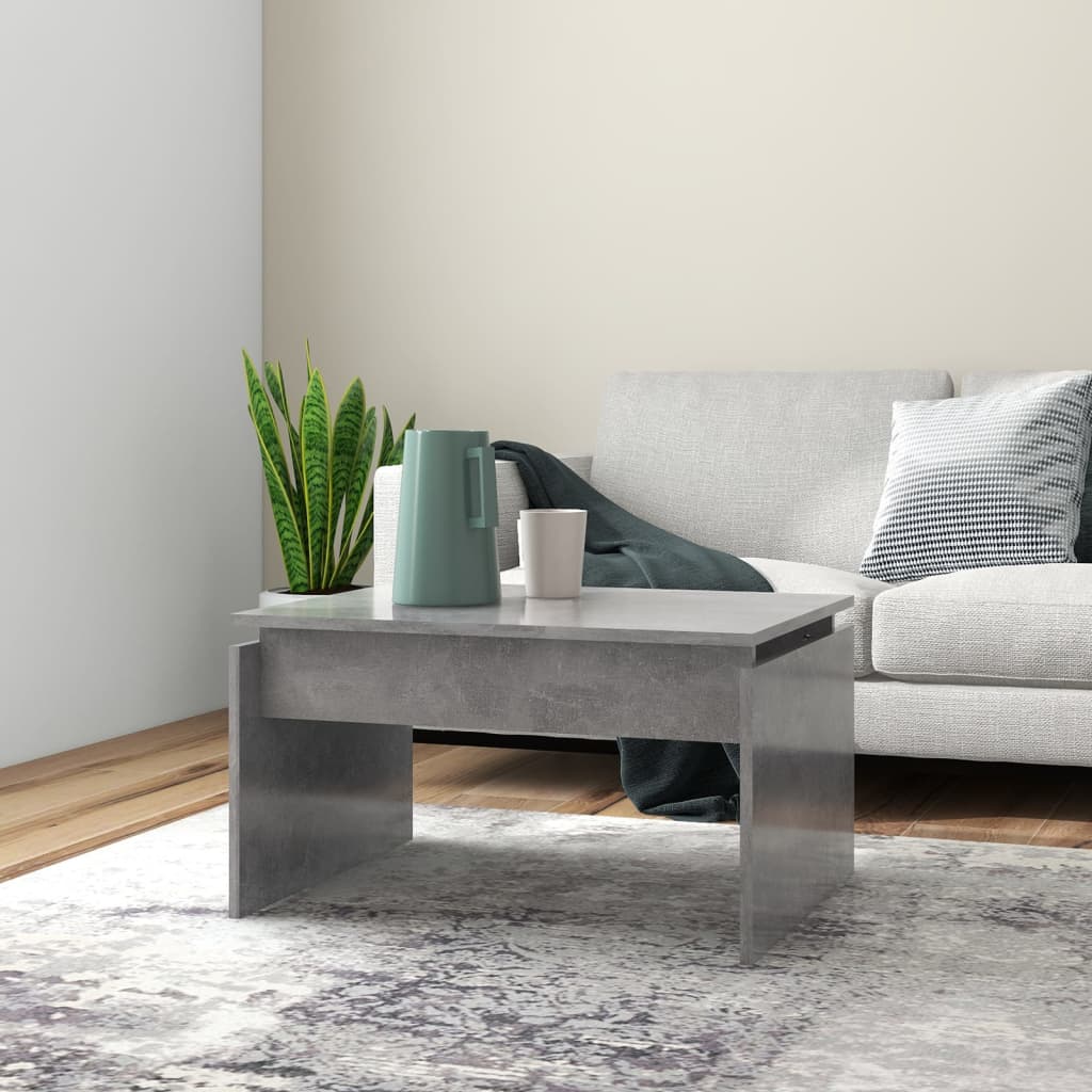 Salongbord betonggrå 68x50x38 cm konstruert tre vidaXL