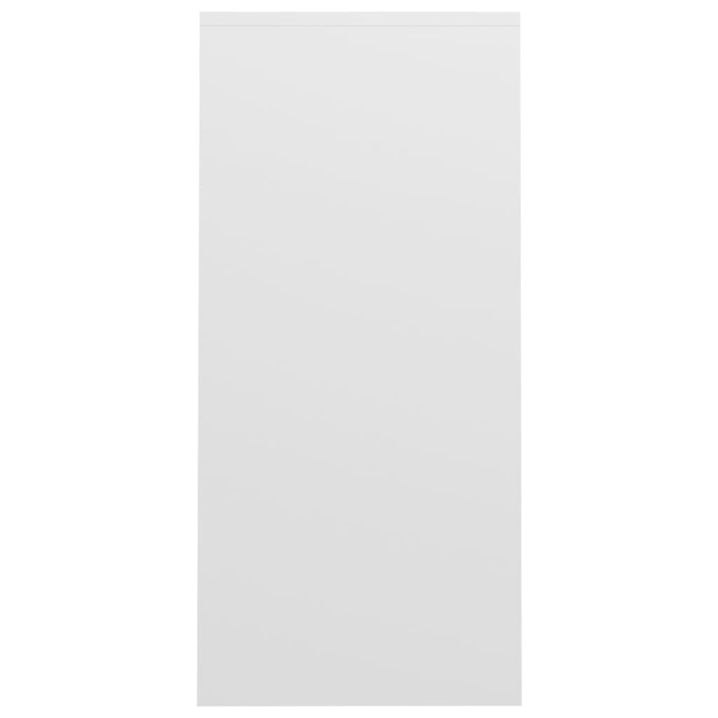 Laptopbord hvit 102,5x35x75 cm konstruert trer