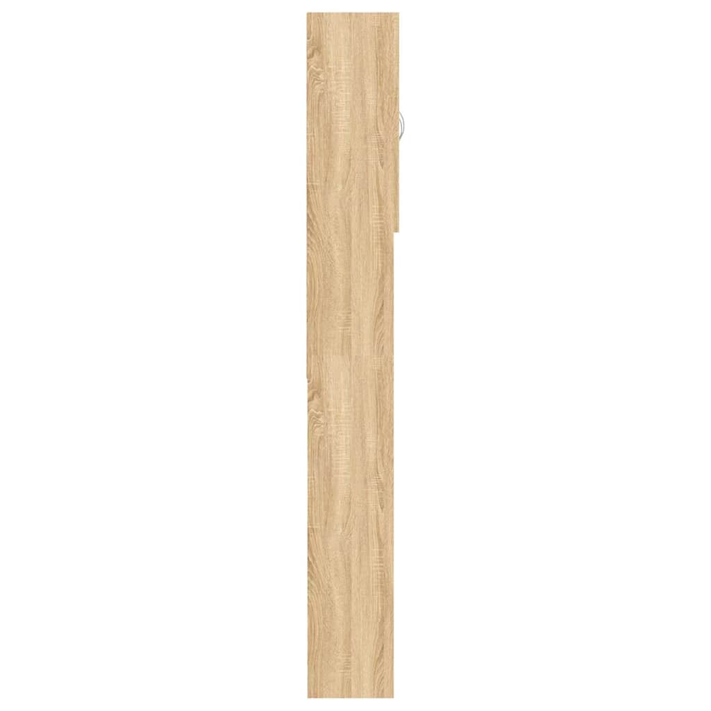 Vaskemaskinskap sonoma eik 64x25,5x190 cm